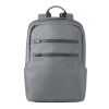 BROOKLYN. Sac à dos pour ordinateur portable 15'' en Nylon 2Tone imperméable Gris clair | sans marquage