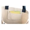 EDMONTON. Sac 100% coton canvas (280 g/m²) Bleu | sans marquage