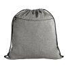 CHANCERY. Sac à cordelettes en coton recyclé (70%), polyester (30% rPET) (140 g/m²) Noir | sans marquage