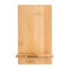 GALEN. Support de téléphone portable en bambou, détachable en deux parties Beige | sans marquage
