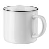 VERNON WHITE. Mug en céramique 340 ​​ml Blanc | sans marquage