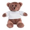 GRIZZLY. Peluche "ours" avec t-shirt Blanc | sans marquage