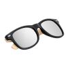 VARADERO. Lunettes de soleil en PP et bambou Noir | sans marquage