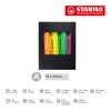 STABILO NEON surligneur Set de 4 sans marquage