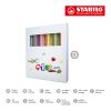STABILO woody 3 in 1 Set de 6 crayons de couleur sans marquage