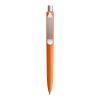 Prodir DS8 stylo à bille à poussoir Soft Touch et agrafe métal orange/argent | non disponible | sans marquage