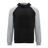 Sweat à capuche Badet bicolore pour enfant Standard | Noir-Gris | 5/6 | sans marquage | non disponible | non disponible | non disponible