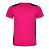 T-shirt de sport Detroit à manches courtes pour enfant Standard | Fuchsia-Noir | 4 | sans marquage | non disponible | non disponible | non disponible