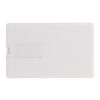 Clé USB 4GB Flash drive forme carte de crédit Blanc | sans marquage | non disponible | non disponible | non disponible
