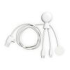 Câble multiple Xoopar Mr. Bio Long pour Apple/Samsung Watch 1 mètre Blanc