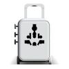 Chariot adaptateur universel GaN Xoopar Luggie pour voyages internationaux Blanc | sans marquage | non disponible | non disponible