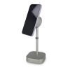 Lampe de table intelligente Xoopar Mojiu avec commande vocale Gris clair | Gravure | à l'opposé du bouton on/off | 35 mm x 30 mm
