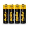 Lot de 4 piles rechargeables AA Aqiila USB-C 2000 mAh Noir