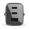 Fresh 'n Rebel chargeur rapide pour ordinateur portable 67 W GaN USB-C et USB-A Gris foncé | sans marquage | non disponible | non disponible