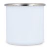 Tasse en émail 350ml Blanc