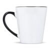 Mug subli Melbourne bord & anse colorés 300ml Blanc-Noir | sans marquage | non disponible | non disponible | non disponible