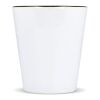 Mug subli Melbourne bord & anse colorés 300ml Blanc-Noir | sans marquage | non disponible | non disponible | non disponible