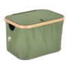 InSideOut rPET Panier à provisions Sogne 38 x 26 x 25cm Vert olive | sans marquage | non disponible | non disponible