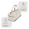Sac de voyage/sport InSideOut Reuuz Canvas 28 x 56 x 28 cm Beige-Noir