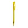 Stylo Nash Transparent Jaune-Jaune | Tampographie 1 couleur | sur le clip | 30 mm x 5 mm | non disponible