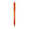Stylo Futurepoint Transparent Orange-Orange | Sérigraphie 1 couleur | à 270 degrés du clip | 50 mm x 25 mm | non disponible