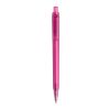 Stylo Baron '03 Happy givré Rose foncé-Rose foncé | Sérigraphie 1 couleur | à 270 degrés du clip | 45 mm x 25 mm | non disponible