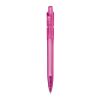 Stylo Ducal Clear transparent Rose-Rose | Sérigraphie 1 couleur | à 180 degrés du clip | 40 mm x 25 mm | non disponible