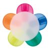 Surligneur fleur Multicolore | Tampographie 1 couleur | Côté 1 | Ø 50 mm | non disponible