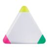Surligneur triangulaire Blanc | Tampographie 1 couleur | 1ere face | 50 mm x 46 mm | non disponible