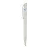 Stylo S45 R-PET transparent Blanc-Blanc | Sérigraphie 1 couleur | à 180 degrés du clip | 45 mm x 25 mm | non disponible