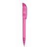 Stylo S45 Clear transparent Rose-Rose | Sérigraphie 1 couleur | à 90 degrés du clip | 45 mm x 25 mm | non disponible