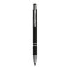 Stylo stylet Alicante noir | Gravure | Dans le prolongement du clip | 30 mm x 6 mm | non disponible