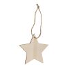 Ornement de Noël en bois en forme d'étoile Nature | sans marquage | non disponible | non disponible