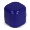 Baume à lèvres cubique en ABS recyclé Bleu / Blanc
