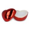 Baume à lèvres en forme de cœur métallique Rouge / blanc | sans marquage | non disponible | non disponible