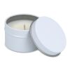 Bougie parfumée à base de plantes Dhyana en étain recyclé Blanc | sans marquage | non disponible | non disponible