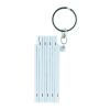Porte-clés mini mètre 0.5m Blanc | sans marquage | non disponible | non disponible | non disponible
