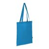 R-PET Sac de transport non tissé à longues poignées 38 x 42cm 75g/m² Bleu / Blanc | sans marquage | non disponible | non disponible | non disponible