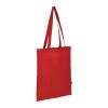 R-PET Sac de transport non tissé à longues poignées 38 x 42cm 75g/m² Rouge / blanc | sans marquage | non disponible | non disponible | non disponible