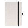 Carnet en coton recyclé et R-PET A5 Beige-Noir
