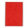 Bloc-notes papier recyclé 150 feuilles rouge | sans marquage | non disponible | non disponible | non disponible
