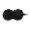 Oreiller masque de voyage avec housse à fermeture éclair Noir