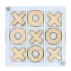 Sous-verre Tic-Tac-Toe Blanc | sans marquage | non disponible | non disponible