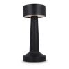 Lampe de table Lumo avec 3 modes d'éclairage et variateur de lumière Noir
