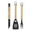 Set barbecue avec manche bois Nature | sans marquage | non disponible | non disponible | non disponible