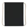 Sac cordelettes coton OEKO-TEX® 140g/m² 35x45cm Noir | sans marquage | non disponible | non disponible | non disponible
