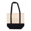 Sac à provisions en coton OEKO-TEX® 140g/m² 40x10x35cm Noir