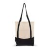Sac à provisions en coton OEKO-TEX® 140g/m² 40x10x35cm Noir | sans marquage | non disponible | non disponible | non disponible