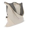 Sac à provisions Coton recyclé OEKO-TEX® 140g/m² 38x42cm Gris ardoise