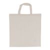 Sac bandoulière en coton OEKO-TEX® 140g/m² 38x42cm poignée courte Ecru | sans marquage | non disponible | non disponible | non disponible